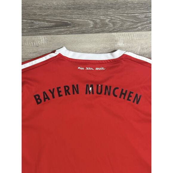 2017/2018 Adidas FC Bayern Munich Home Red Soccer Jersey Skater - Men’s Medium - Picture 11 of 11
